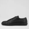Cosmic Black Leather Sneakers -Lynx Shoes Shop CF11744BLALE 2