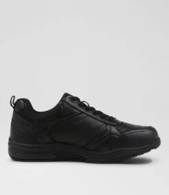 Hype Snr E Lace Black Leather Sneakers -Lynx Shoes Shop CF11747BLALE 4