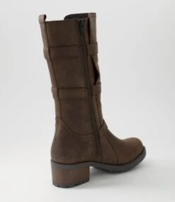 Fanclub Brown Crazyhorse Leather Knee High Boots -Lynx Shoes Shop CF11781BROQB 4