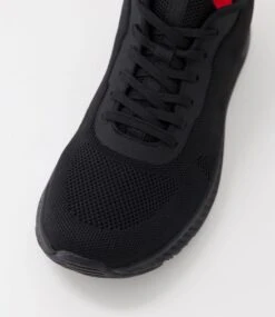 Curls Black Recycled Knit Sneakers -Lynx Shoes Shop CF11783B75O9 5