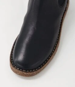 Demmy Black Leather Ankle Boots -Lynx Shoes Shop CF11785BLALE 5