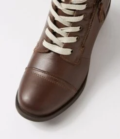 Darings Brown Fur Leather Ankle Boots 10 Darings Brown Fur Leather Ankle Boots -Lynx Shoes Shop CF11789BROEI 5