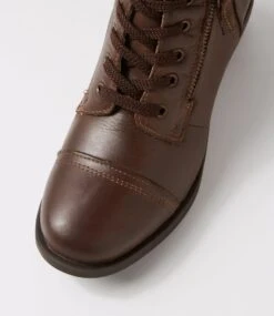 Darings Brown Fur Leather Ankle Boots 11 Darings Brown Fur Leather Ankle Boots -Lynx Shoes Shop CF11789BROEI 6