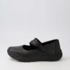 Marinas Black Tumble Leather Flat Shoes -Lynx Shoes Shop CF11798BLADL 2