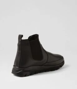 Aliza Black Leather Chelsea Boots -Lynx Shoes Shop CF11810BLALE 4