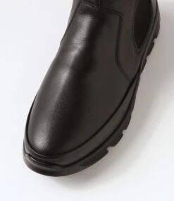 Aliza Black Leather Chelsea Boots -Lynx Shoes Shop CF11810BLALE 5