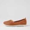 Jerza Tan Leather Flat Shoes 2 Jerza Tan Leather Flat Shoes -Lynx Shoes Shop CF11821TANLE 2