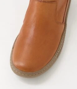 Rohni Tan Leather Ankle Boots -Lynx Shoes Shop CF11831TANLE 5