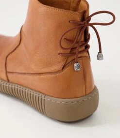 Rohni Tan Leather Ankle Boots -Lynx Shoes Shop CF11831TANLE 6