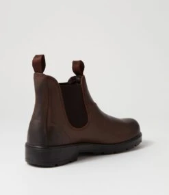 Jackson Brown Pull Up Leather Chelsea Boots -Lynx Shoes Shop CF11885BRO5Y 4