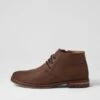 Brooklin 52 Brown Leather Lace Up Boots 1 Brooklin 52 Brown Leather Lace Up Boots -Lynx Shoes Shop CF11887BROLE 2