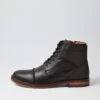 Brooklin 91 Preto Leather Lace Up Boots 1 Brooklin 91 Preto Leather Lace Up Boots -Lynx Shoes Shop CF11888BYMLE 2