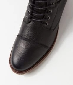 Brooklin 91 Preto Leather Lace Up Boots -Lynx Shoes Shop CF11888BYMLE 5