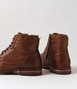 Brooklin 91 Dark Brown Leather Lace Up Boots -Lynx Shoes Shop CF11888E25RB 6