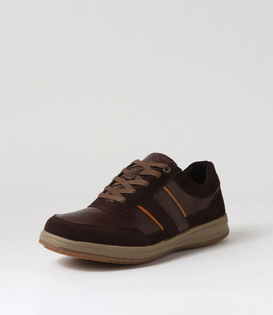 Celcius Chocolate Leather Lace Up Flats 4 Celcius Chocolate Leather Lace Up Flats - Image 2