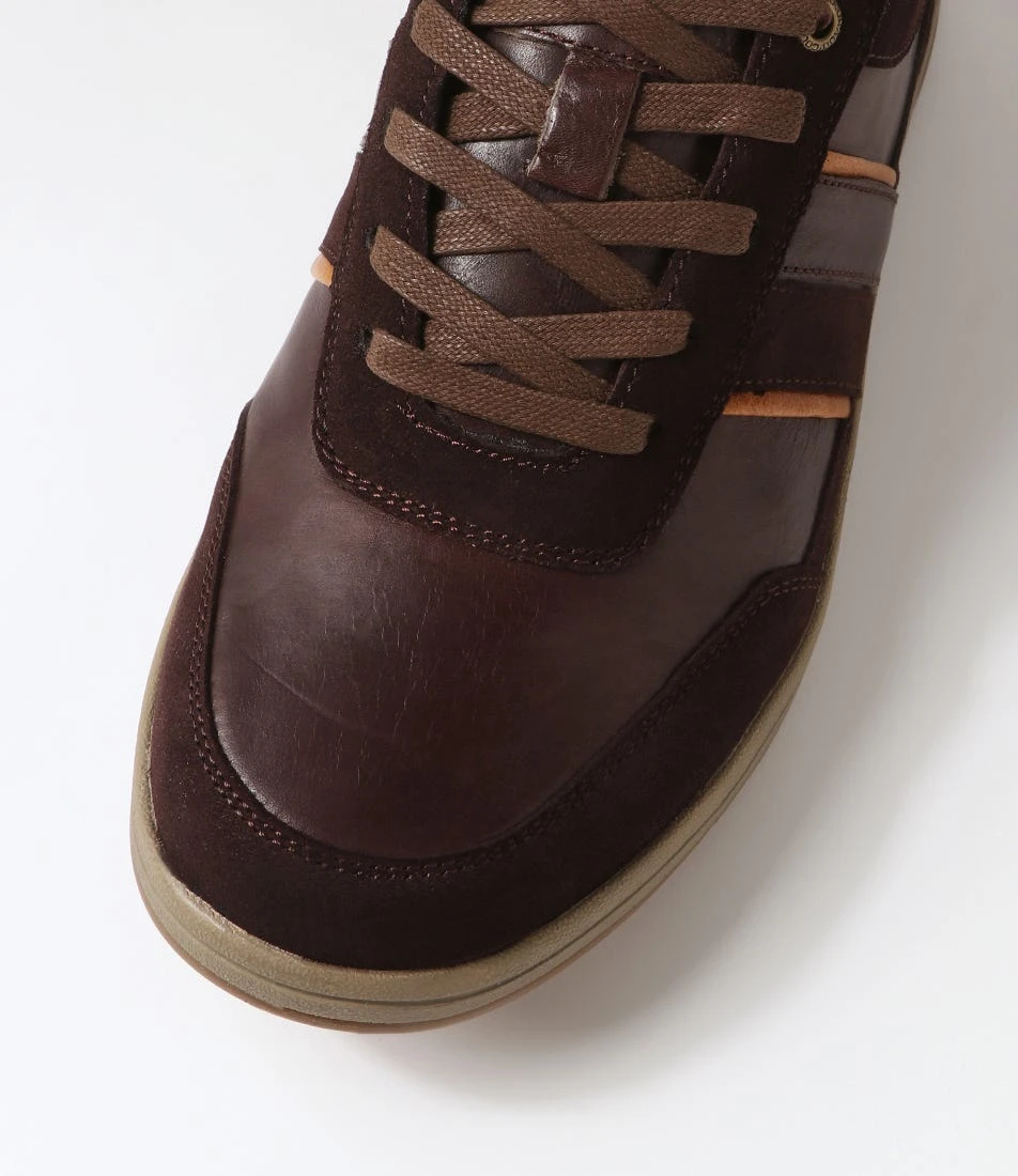 Celcius Chocolate Leather Lace Up Flats 6 Celcius Chocolate Leather Lace Up Flats - Image 4