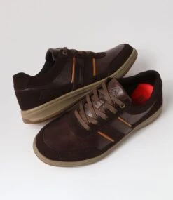 Celcius Chocolate Leather Lace Up Flats 11 Celcius Chocolate Leather Lace Up Flats -Lynx Shoes Shop CF11889E16LE 6