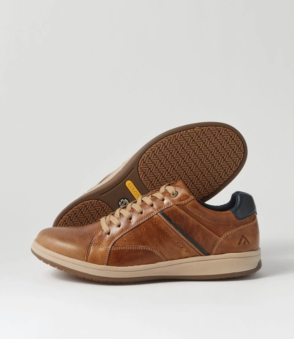 Corp Cognac Leather Sneakers 7 Corp Cognac Leather Sneakers - Image 5
