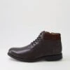 Cooper 56 Chocolate Leather Lace Up Boots 1 Cooper 56 Chocolate Leather Lace Up Boots -Lynx Shoes Shop CF11892E16LE 2