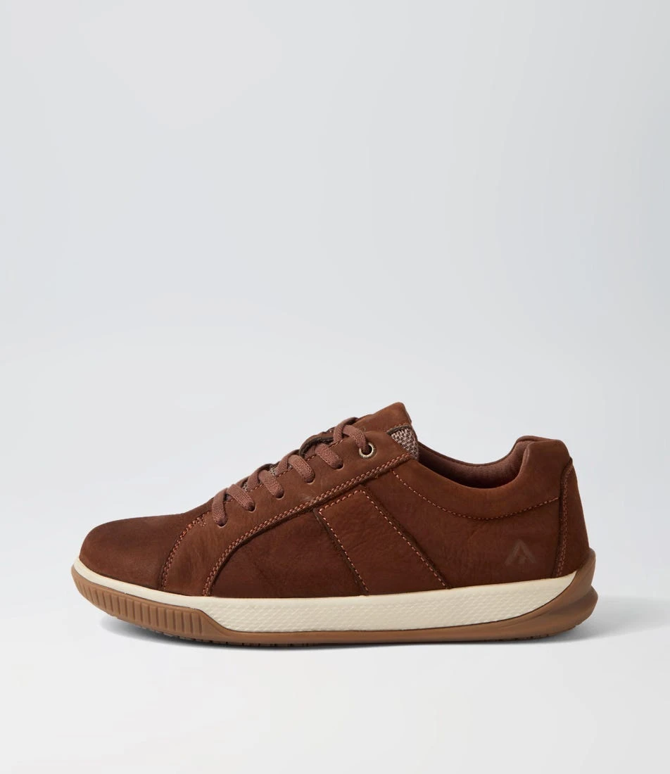 Edo Mid Brown Tumble Nubuck Sneakers 3 Edo Mid Brown Tumble Nubuck Sneakers