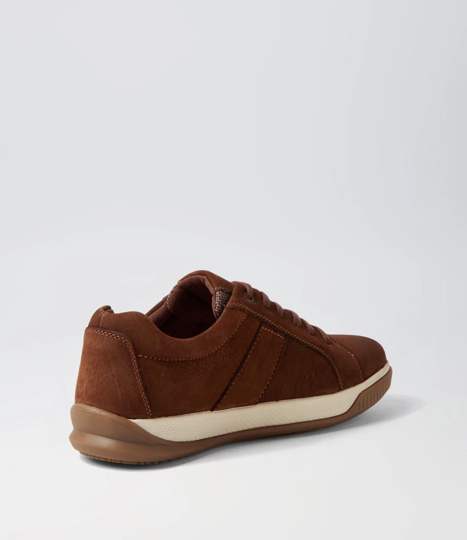 Edo Mid Brown Tumble Nubuck Sneakers 5 Edo Mid Brown Tumble Nubuck Sneakers - Image 3