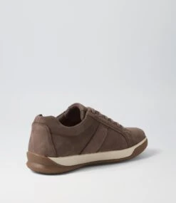 Edo Taupe Tumble Nubuck Sneakers -Lynx Shoes Shop CF11894NGVM2 4