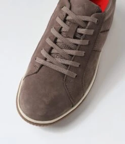 Edo Taupe Tumble Nubuck Sneakers -Lynx Shoes Shop CF11894NGVM2 5