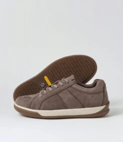 Edo Taupe Tumble Nubuck Sneakers -Lynx Shoes Shop CF11894NGVM2 6