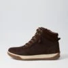Equinox Chocolate Tumble Nubuck Lace Up Boots -Lynx Shoes Shop CF11895E16M2 2