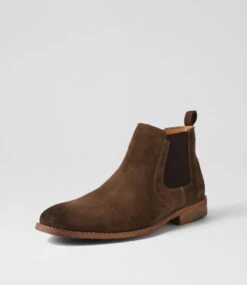 Ethol Olive Suede Chelsea Boots 8 Ethol Olive Suede Chelsea Boots -Lynx Shoes Shop CF11896H81SU 3