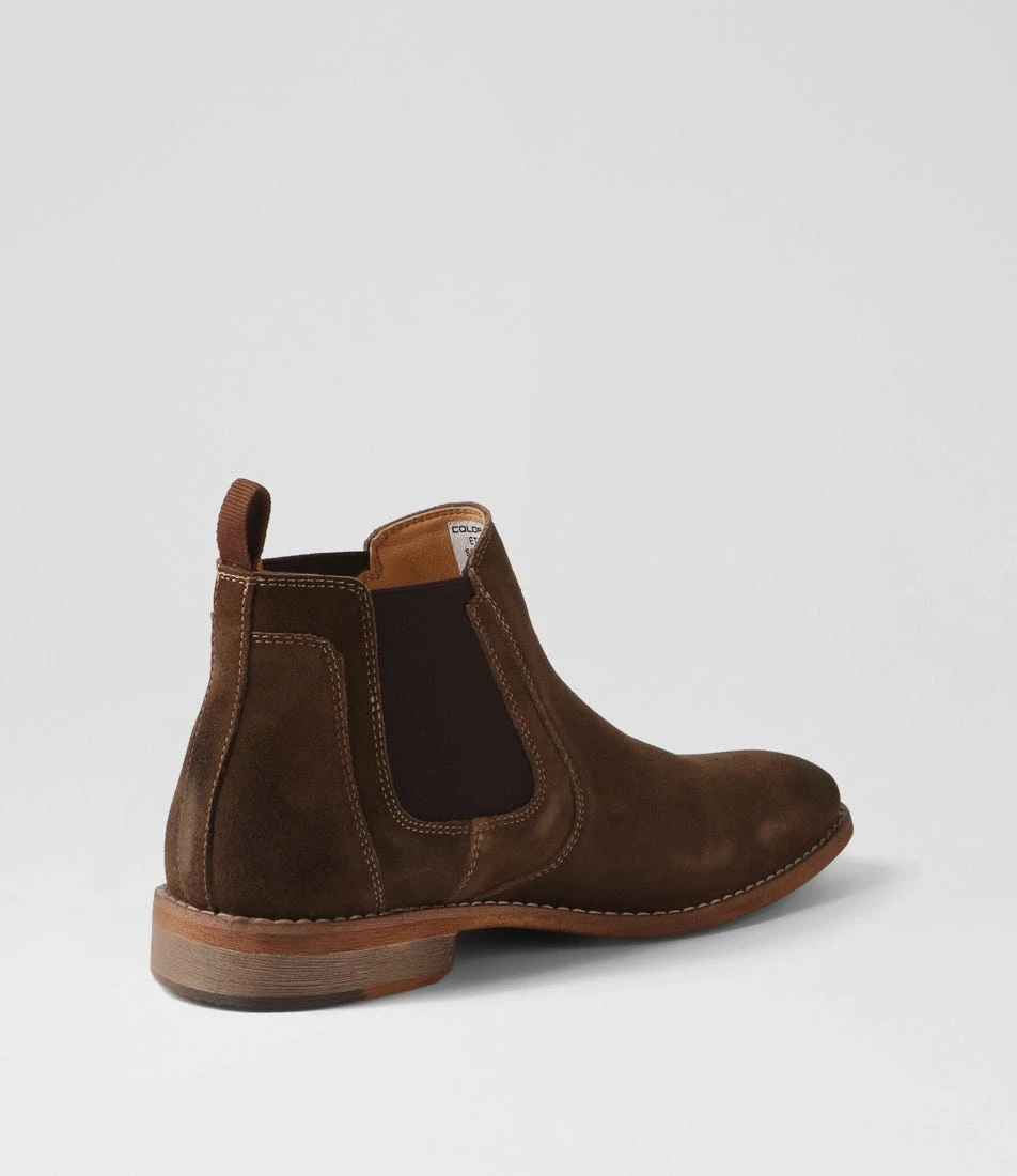 Ethol Olive Suede Chelsea Boots 5 Ethol Olive Suede Chelsea Boots - Image 3