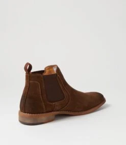 Ethol Walnut Suede Chelsea Boots -Lynx Shoes Shop CF11896TAGSU 4