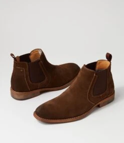 Ethol Walnut Suede Chelsea Boots -Lynx Shoes Shop CF11896TAGSU 6