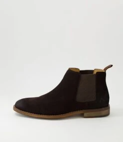 Eyre Chocolate Oil Suede Chelsea Boots