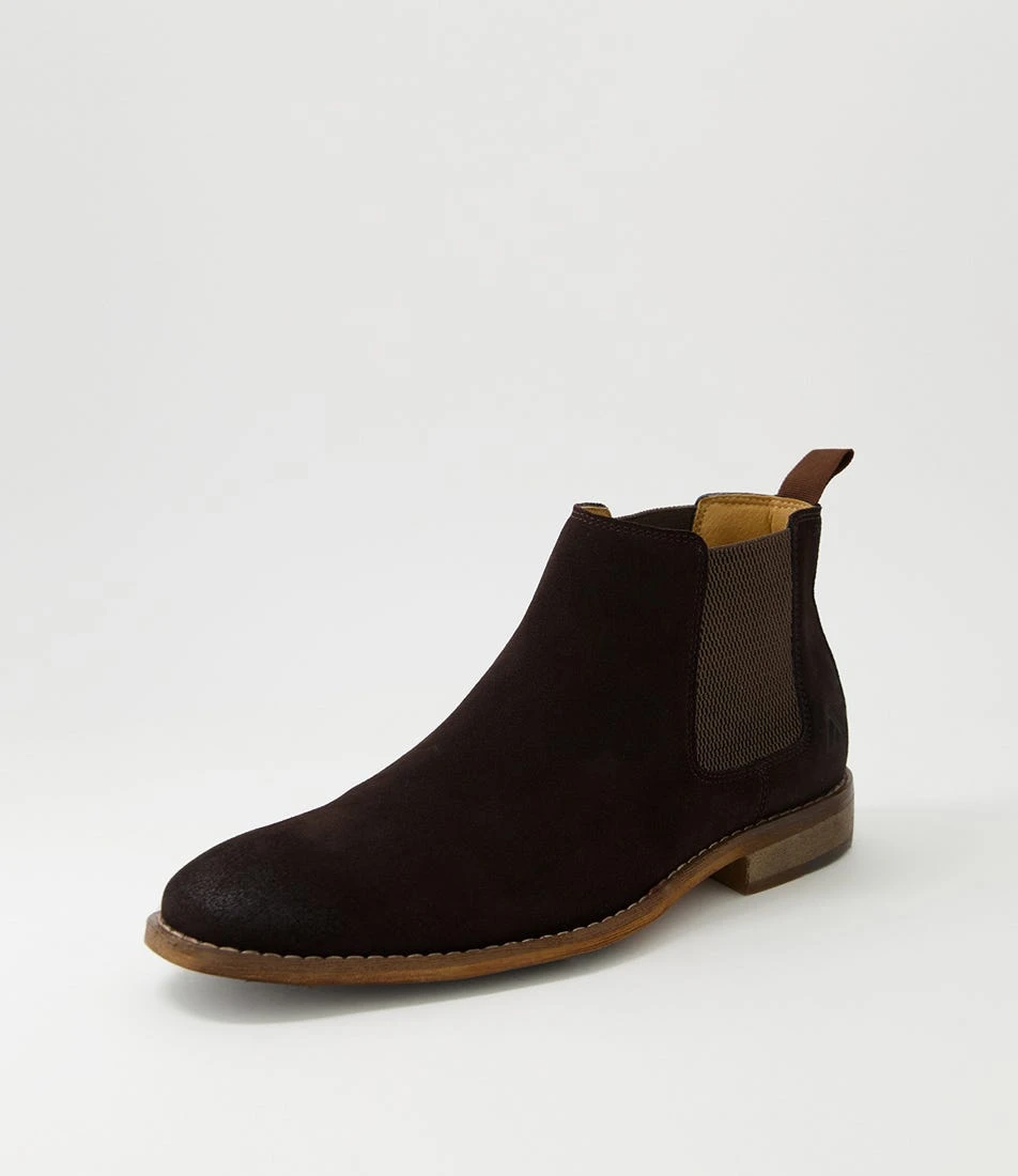 Eyre Chocolate Oil Suede Chelsea Boots 4 Eyre Chocolate Oil Suede Chelsea Boots - Image 2