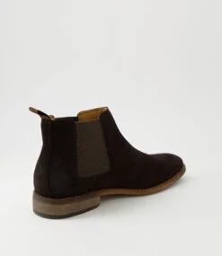 Eyre Chocolate Oil Suede Chelsea Boots 9 Eyre Chocolate Oil Suede Chelsea Boots -Lynx Shoes Shop CF11897E16RS 4