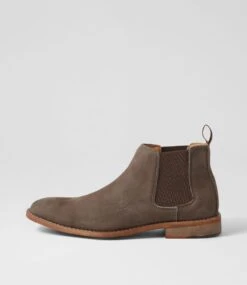 Eyre Mushroom Nubuck Chelsea Boots