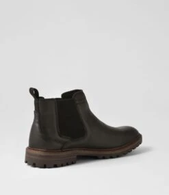 Galileo Black Waxy Nubuck Chelsea Boots 9 Galileo Black Waxy Nubuck Chelsea Boots -Lynx Shoes Shop CF11898BLAV3 4