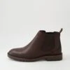 Galileo Brown Crazyhorse Leather Chelsea Boots -Lynx Shoes Shop CF11898BROQB 2