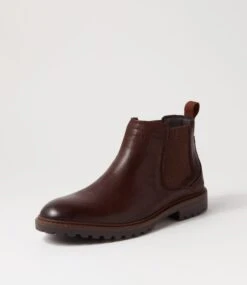 Galileo Chestnut Waxy Nubuck Chelsea Boots -Lynx Shoes Shop CF11898T06V3 3