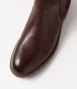 Galileo Chestnut Waxy Nubuck Chelsea Boots -Lynx Shoes Shop CF11898T06V3 5