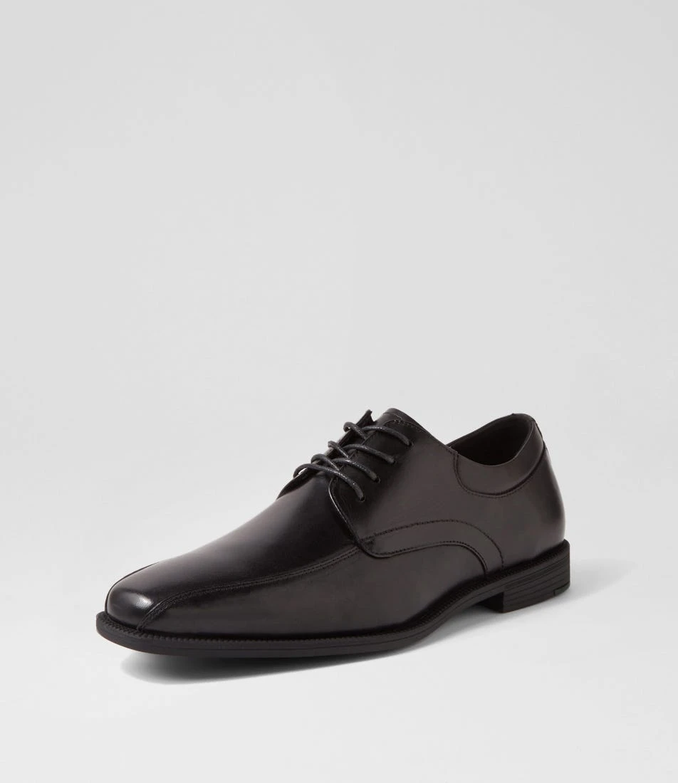 Tony Black Leather Lace Up Flats 4 Tony Black Leather Lace Up Flats - Image 2