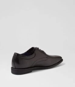 Tony Black Leather Lace Up Flats 9 Tony Black Leather Lace Up Flats -Lynx Shoes Shop CF11902BLALE 4