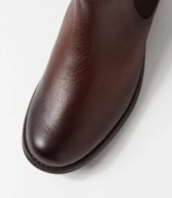 Max Gel 80 Dark Brown Leather Chelsea Boots -Lynx Shoes Shop CF11903E25LE 5