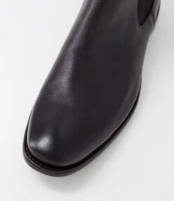 Soft Flex 90 Black Soft Leather Chelsea Boots -Lynx Shoes Shop CF11907BLARB 5