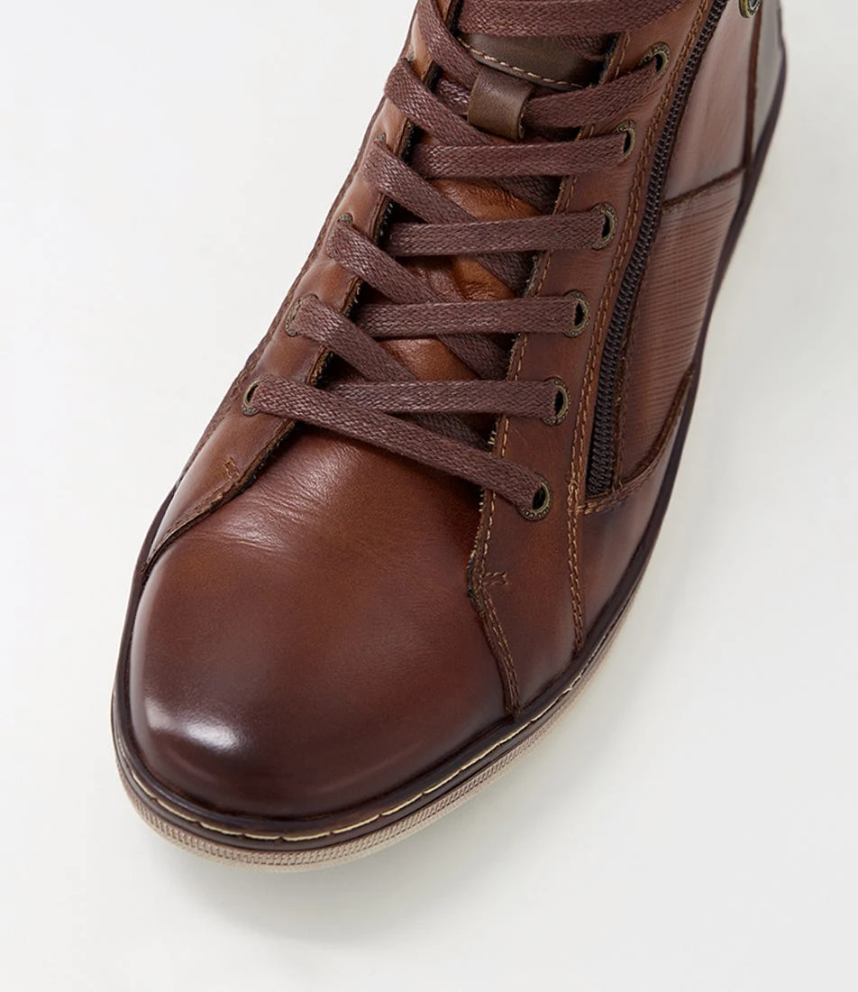 Tungsten Dark Brown Grain Leather Lace Up Boots 6 Tungsten Dark Brown Grain Leather Lace Up Boots - Image 4