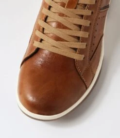 Volt Cognac Pull Up Leather Sneakers -Lynx Shoes Shop CF11909T075Y 5