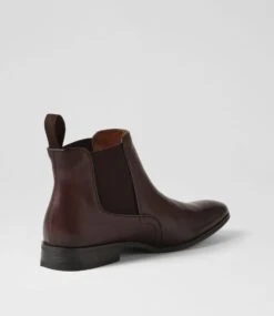 Torrent Dark Brown Leather Chelsea Boots -Lynx Shoes Shop CF11912E25LE 4