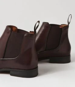 Torrent Dark Brown Leather Chelsea Boots -Lynx Shoes Shop CF11912E25LE 6