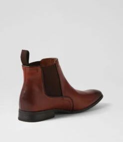 Torrent Cognac Leather Chelsea Boots -Lynx Shoes Shop CF11912T07LE 4